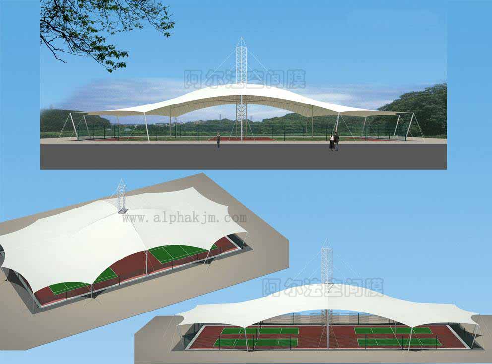 长沙网球场膜结构